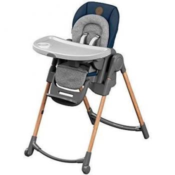 Trona Evolutiva 6 en 1 Maxi-Cosi Minla – Azul Esencial, hasta 60 kg, 9 Alturas, 5 Inclinaciones, Plegado Compacto