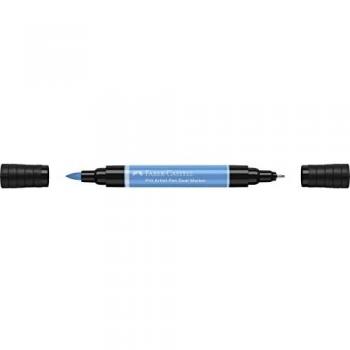 Rotulador Doble Punta Pitt Artist Pen Faber-Castell Tinta China Azul Esmalte