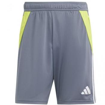 Adidas Tiro 24 Training Shorts - Grey/Yellow, Men's XS