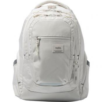 Mochila Totto Eufrates juvenil eco-friendly color beige White Sand - PC 13