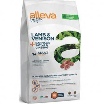 Alleva Holistic Adulto Cordero & Venado Mini - 2 Kg, Pienso para perros Mini sabor Cordero y Venado