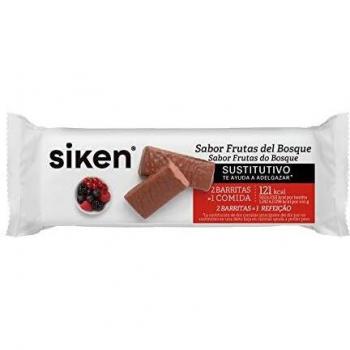Siken barrita sustitutiva - Barrita con sabor a frutas del bosque de 44 g. 166 Kcal/barrita