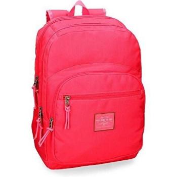 Pepe Jeans Cross Mochila doble compartimento, 44 cm, color Fucsia