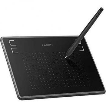 HUION INSPIROY H430P Tableta Gráfica de Dibujo para Pad de Firma con Lápiz sin Batería de 4096 Niveles de Presión y 4 Teclas Rápidas