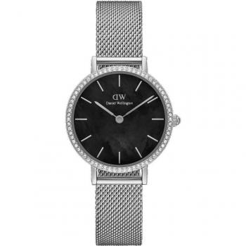 Reloj de Mujer Daniel Wellington Petite Bezel 28 mm con Esfera MOP y Correa de Acero Inoxidable Silver