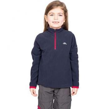 Trespass Sybil Micropolar Ultraligero 130 g/m², Infantil, Azul Marino, 2-3 años