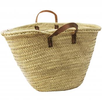 Capazo, cesta de mimbre Vintage gardens 48x34 cm