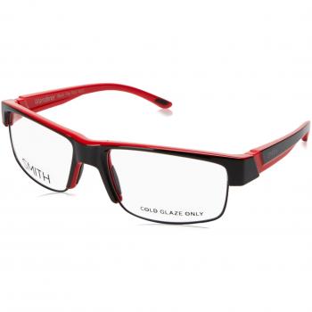 Smith wanderer mv5 monturas de gafas para hombre black fire red 57