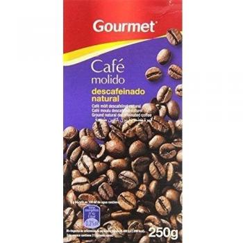 Gourmet - Café molido - Descafeinado natural - 250 g - [Pack de 4]