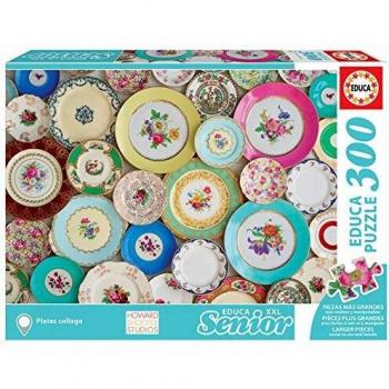 Rompecabezas Senior Collage de Platos 300 Piezas
