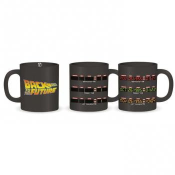 Taza Térmica Termocolora Cambia de Color con Calor Delorean Regreso al Futuro 400ml Cerámica