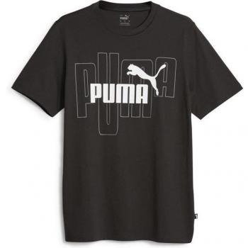 Camiseta Puma Graphics No. 1 Logo para Hombre en Negro Modelo 677183-01