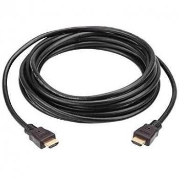 Aten 15M HDMI 1.4 Cable M/M 24AWG Gold Black, 2L-7D15H