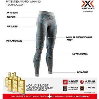 X-Bionic Malla Larga Apani 4.0 Merino Mujer Negro