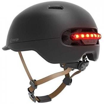 SMART4U Casco SH50U  L Negro, Adultos Unisex, Large