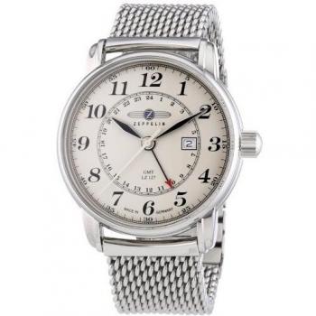 Zeppelin Men's Quartz Watch LZ127 Graf Zeppelin 7642M5 with Metal Strap