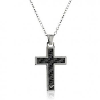 Collar de Cruz Emporio Armani EGS1705040 - Diseño Exclusivo