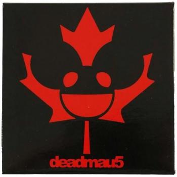 Imán para nevera Deadmau5 de arce negro/rojo One Size