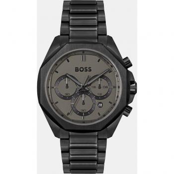 Reloj cronógrafo BOSS Cloud para hombre en acero negro