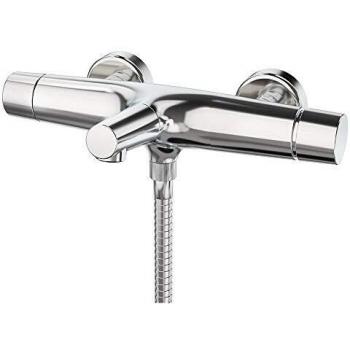 Galindo Livra 4961000 grifo baño-ducha monomando con accesorios de ducha plata cromado