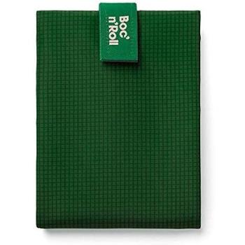 Roll'eat ® | Bolsa Merienda, Porta Bocadillos con Envoltorio Reutilizable, Porta Alimentos Ecológico sin BPA, Bolsa de Tela, Color Verde - Boc'n'Roll Active