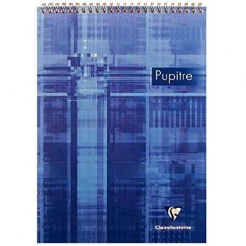 Bloc de Notas Espiral Clairefontaine Pupitre A4 Cuadriculado 160 Páginas 90g