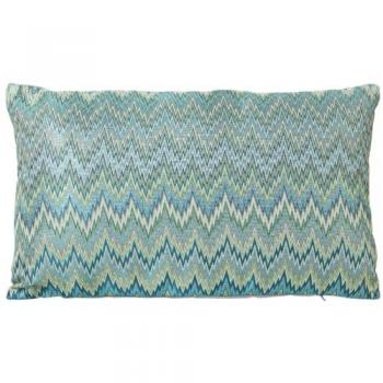 Cojín Textil Alexandra House Living Azul 30 x 50 cm