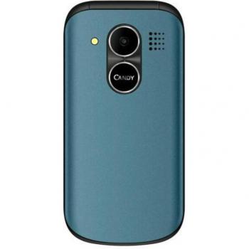 Teléfono Móvil Saiet Candy Blu Petrolio - Dual SIM, Pantalla 2.4, Cámara VGA, Bluetooth, Linterna y Teclado Retroiluminado