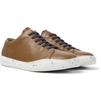 CAMPER Peu Touring Casual Shoes for Men - Brown, Size 46, Smooth Leather