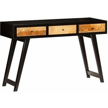 vidaXL Madera de Mango Maciza Escritorio 120x40x76 cm Mobiliaro Oficina Hogar