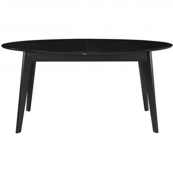 Miliboo Mesa de Comedor Extensible Negra L160-200 cm Marik
