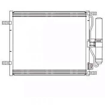 Condensador de aire acondicionado Delphi CF20245