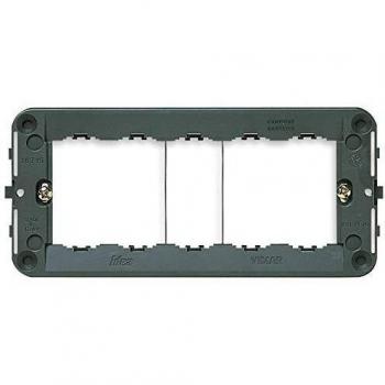 Soporte Vimar Idea 5 Módulos Gris con Viti Incluidas