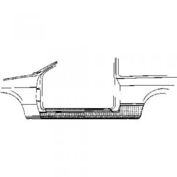 Chapa de acceso VAN WEZEL 1734102 - Placa de reparación lateral derecha para vehículo