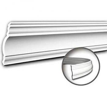 Cornisa Flexible Neoclásica Profhome 150148F Estilo Estuco Blanco 2 m