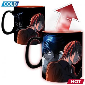 Taza Termosensible Kira & Ryuk Death Note