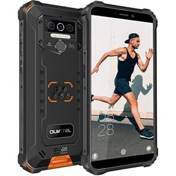 OUKITEL WP5 IP68 Móvil Libre Resistente,Telefonos Robusto Android 9.0 4G Impermeable Smartphone, 8000mAh Batería Rugged Móvil,4+32GB,5.5'' HD+