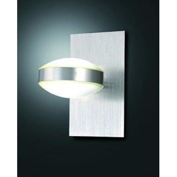 Aplique LED Mill de 16W en Níquel Satinado con Luz Arriba y Abajo - 1510 lm, 3000K