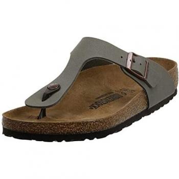 Birkenstock Gizeh Grey Birko-Flor Sandal Size 38