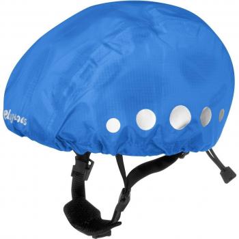 Playshoes Unisex Kids Waterproof Rain Cover for Bicycle Helmets 452040, Blue, M