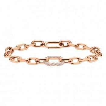 Pulsera de Cristal Carbine Daniel Wellington DW00400574 en Rosa Oro 175mm