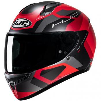 HJC Casco Integral C10 Tins Negro-Rojo XS 54-55