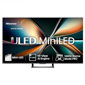 Hisense 75U7Q Televisor Mini LED ULED 4K UHD Smart de 75 con Multituner, 144Hz, Dolby Vision y HDR