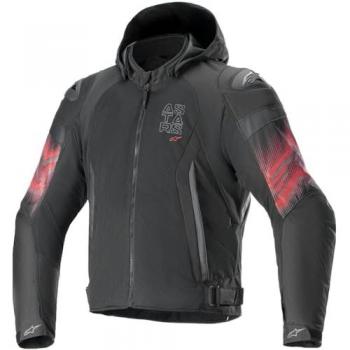 Alpinestars Zaca Air Venom WP Waterproof Motorcycle Jacket - Black/Red 2XL