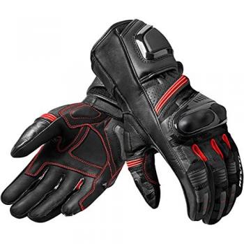 Guantes de motocicleta REVIT League negro/gris/rojo 3XL