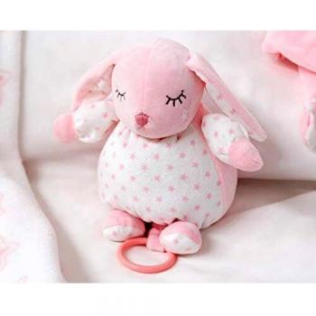Kiokids Peluche Musical Conejito Rosa con Melodía para Bebés