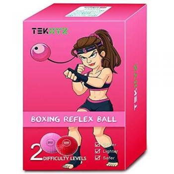 TEKXYZ Pelota De Reflejos De Boxeo Contendiente RR Boxing Reflex Ball Contender PR