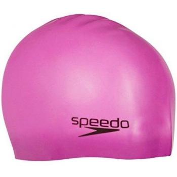 Speedo Plain Moulded Gorro de silicona orquídea
