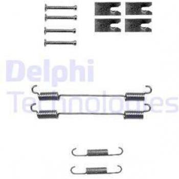 Kit de reparación de frenos automáticos DELPHI LY1346, incluye zapatas de freno y accesorios para ajuste automático
