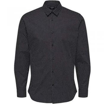 Selected - Camisa Formal - para Hombre Negro Negro